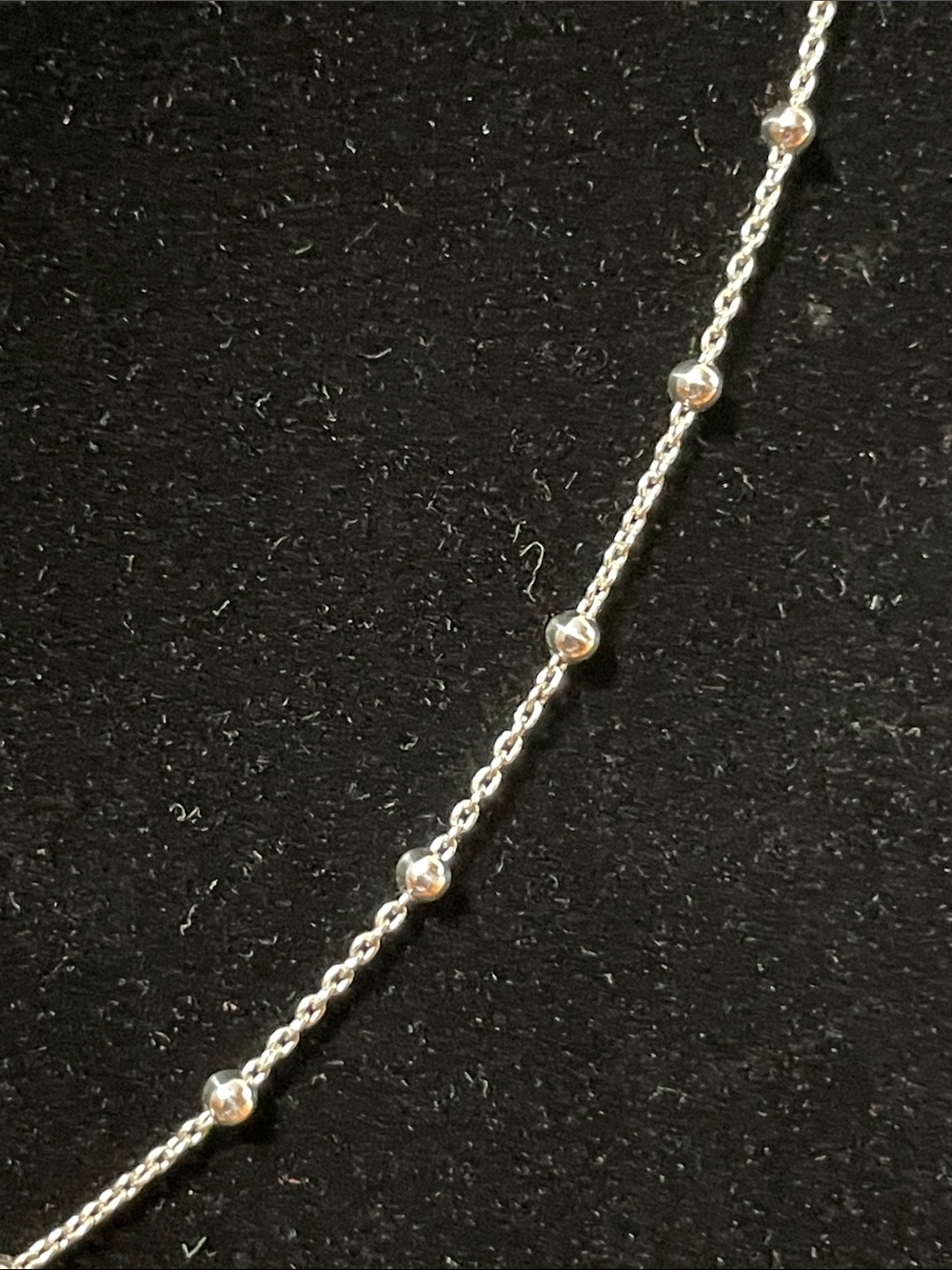 Sterling Bead Chain - Picture 2 of 5